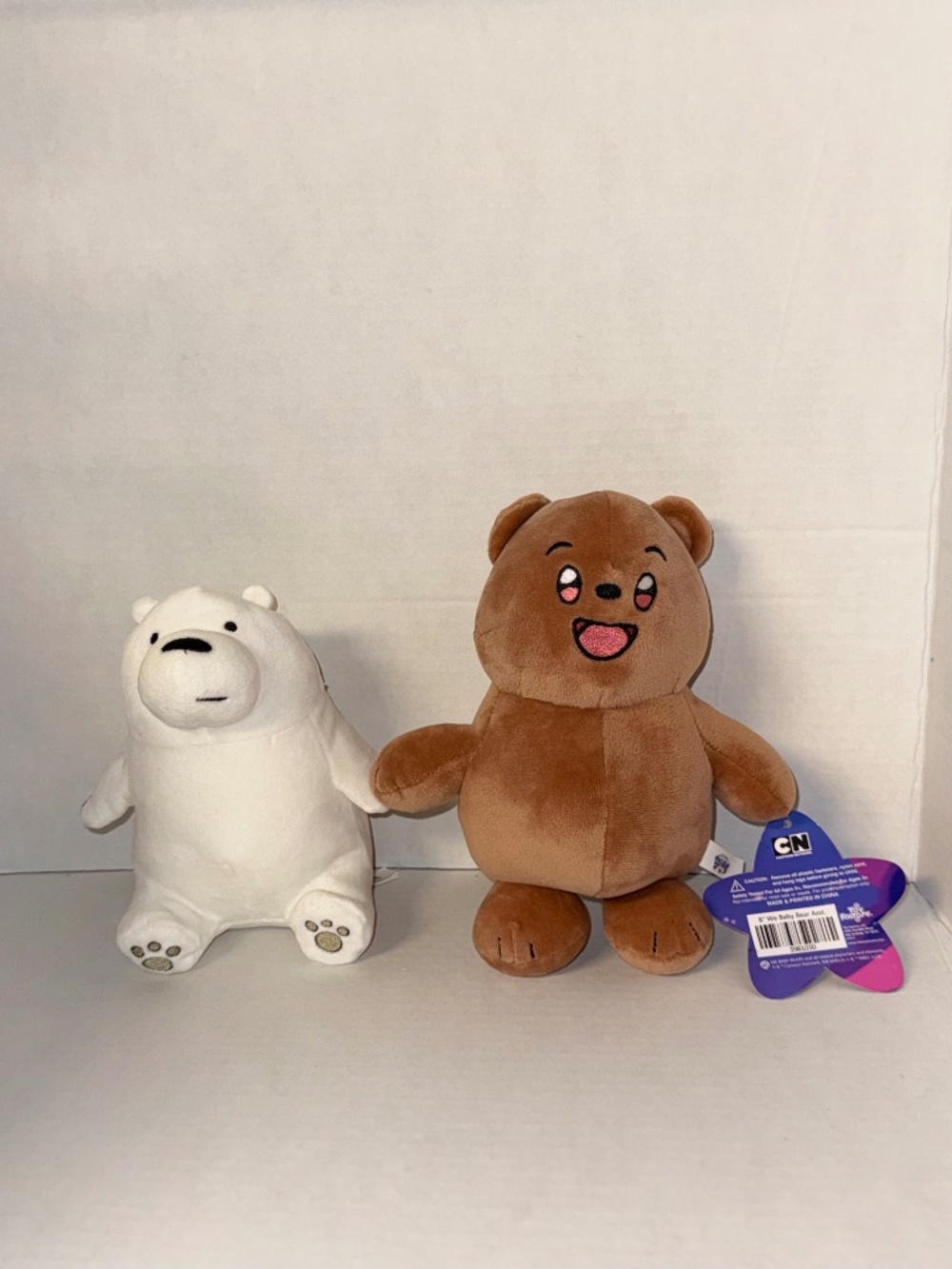 Cartoon Network We Bare Bears plush set of 2